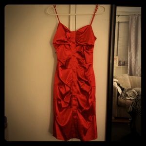 Mini Satin Cocktail Dress